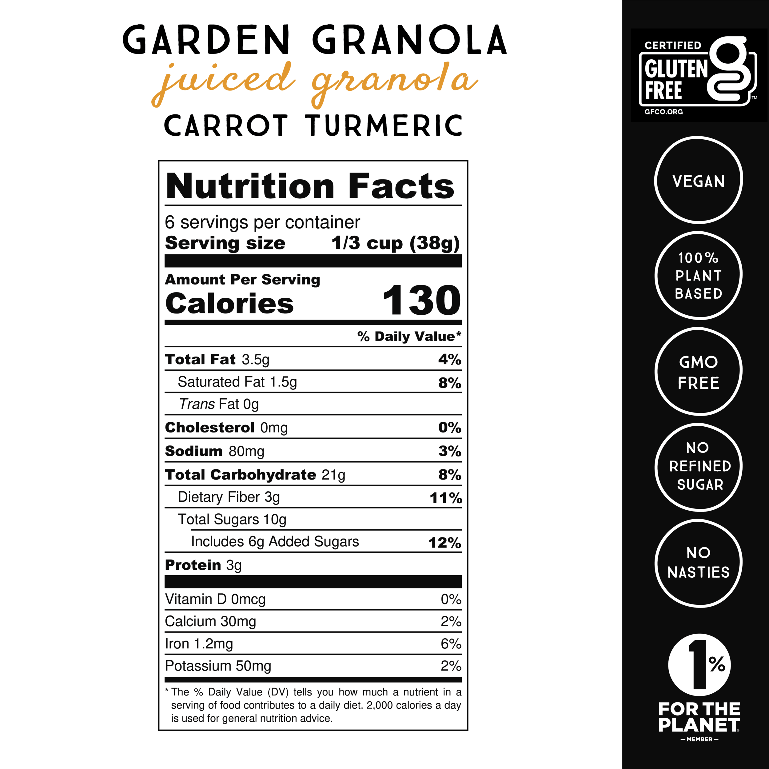 Award-Winning Garden Granola® Beetroot Ginger — 8 oz | Victory
